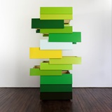 FREESTANDING DRAWER UNIT BY SHAY ALKALAY/RAW EDGES